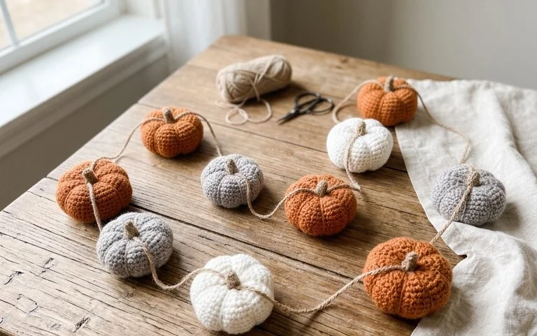 Boho Decorations for Fall with Free Crochet Patterns