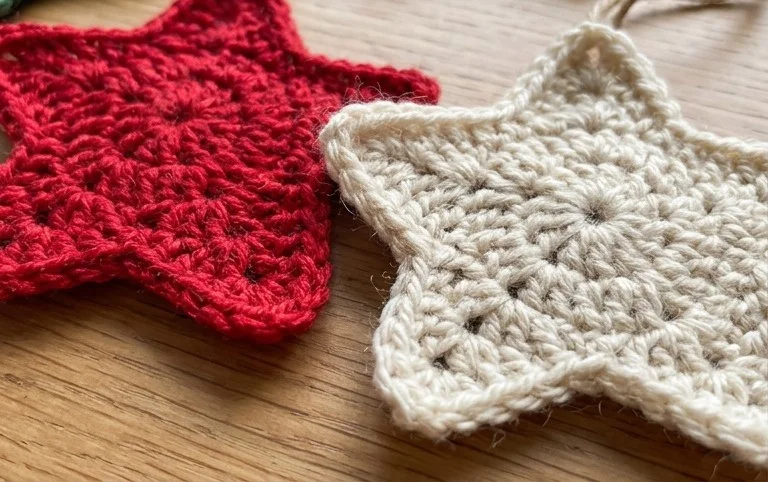 3 Easy Christmas Star Ornament Patterns for Beginners